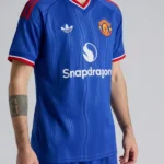 vManchester 27 Away Blue T Shirt