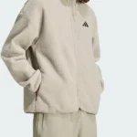 3 Stripes High Pile Fleece Jacket
