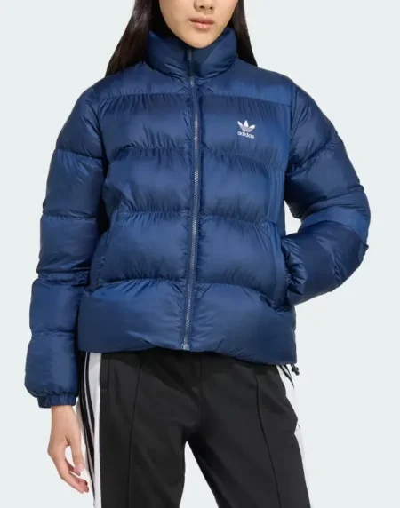 Adicolor Short Puffer Blue Jacket