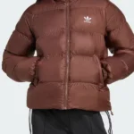 Adicolor Short Puffer Brown Jacket