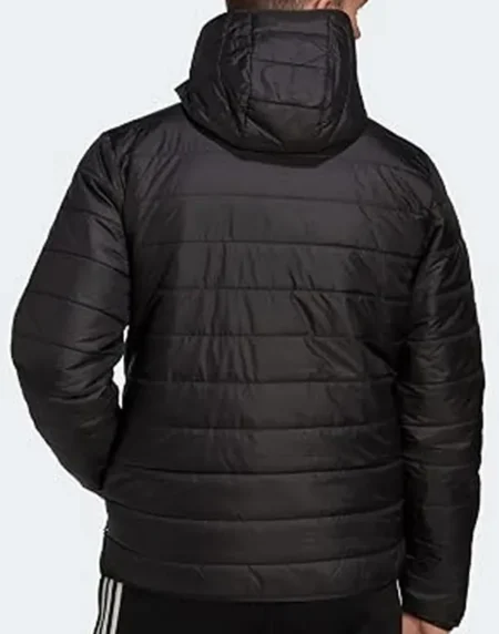 Adicolor Trefoile Stripe Puffer Black Jacket