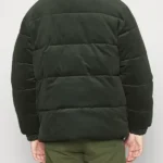 Adidas Cord Down Cotton Green Jacket