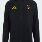Adidas Juventus Turin Travel Windbreaker Black Jacket