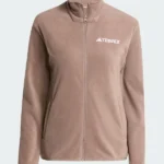 Adidas Multi Essentials Zip Trace Brown Jacket