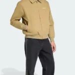 Adidas Natural Tartan Light Brown Jacket