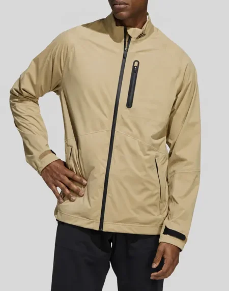 Adidas Rain Golf Beige Jacket