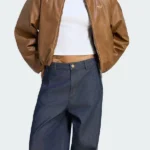 Adidas SST Cropped Brown Jacket