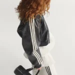 Adidas SST Pleather Black Jacket