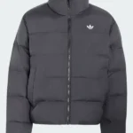 Adidas Stand Collar Regen Black Jacket