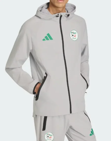Algeria Tiro Windbreaker Gray Jacket