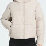 EssentiaIs Insulated Puffer Beige Jacket