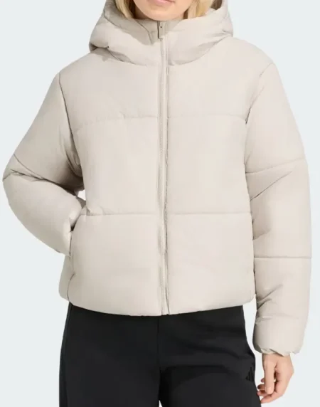 EssentiaIs Insulated Puffer Beige Jacket