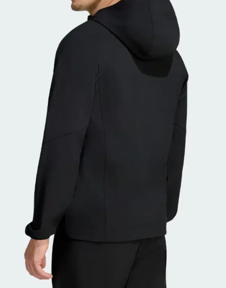 Juventus Travel Windbreaker Black Jacket