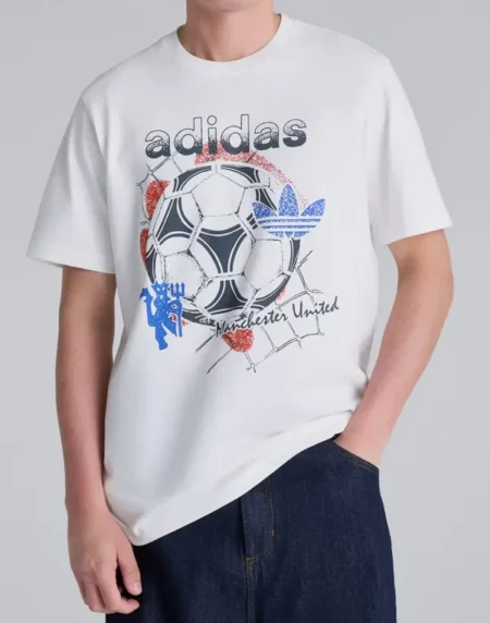 Manchester Graphic White Shirt