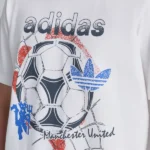 Manchester United Graphic White T Shirt