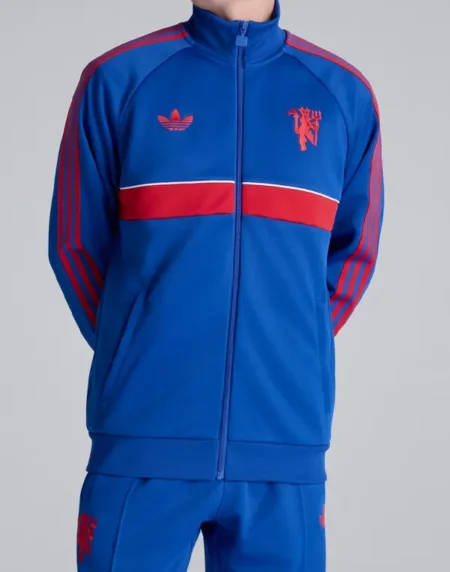 Manchester United Track Blue Jacket