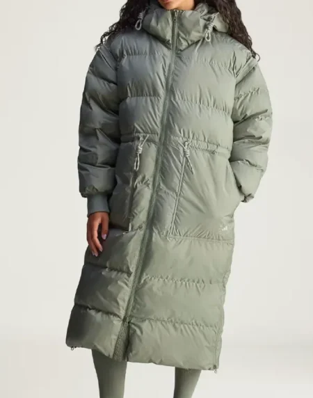 McCartney Padded Winter Stone Green Jacket