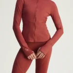 McCartney Training Midlayer Burnt Sienna Jacket