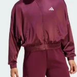 Tennis Climacool Cover Up Maroon Jacket