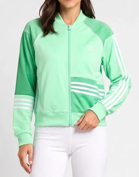 Adicolor Crop Track Green Jacket