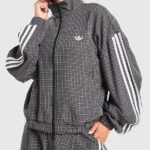 Adidas 3-Stripes Checks Track Jacket