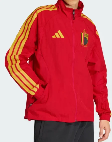 Adidas Belgium Anthem Red Jacket