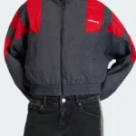 Adidas Blocked Washed Black Top