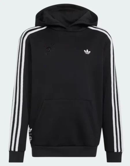 Adidas Brawl Graphic Loose Black Hoodie