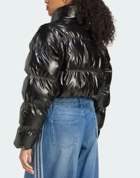 Adidas Essentials Cropped Black Jacket