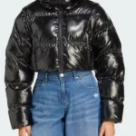 Adidas Essentials Glossy Cropped Jacket