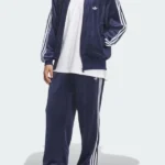 Adidas Firebird Velour Blue Track Jacket
