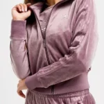 Adidas Velour Firebird Purple Jacket
