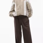 Adidas Windbreaker Brown Jacket
