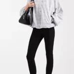 Adidas check Gray Top