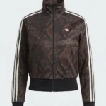 Firebird Snake Print Track Brown Jacket