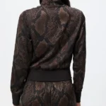 Firebird Snake Print Track Jacket