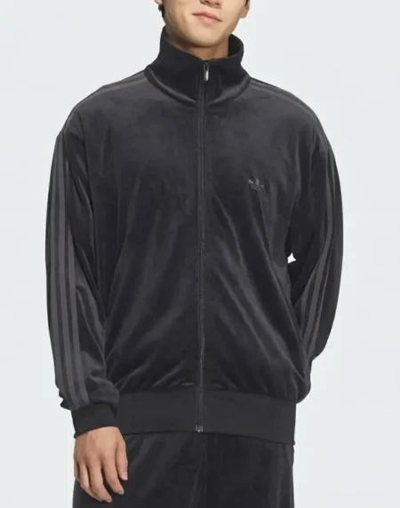 Firebird Velour Black Track Jacket
