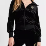 Firebird Velour Black Track Top