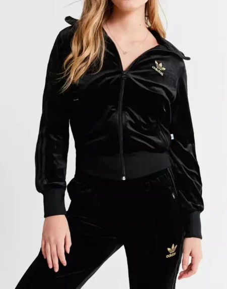 Firebird Velour Black Track Top