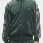 Firebird Velour Green Track Jacket