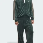 Firebird Velour Green Track top Jacket