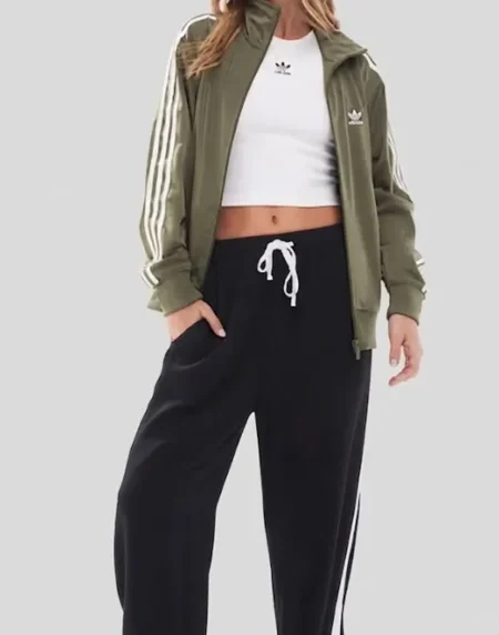 adidas Firebird Olive Track Top