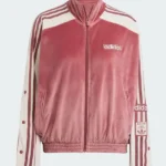 Adibreak Pink Velour Top