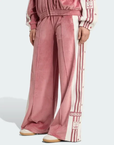 Adibreak Velour Pink Track Pants