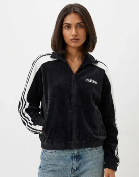 Adicolour Velour Black Track Top