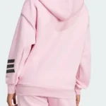 Adidas Icons 3-Stripes Pink Hoodie