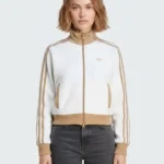 Adidas Velour Cream Track Top