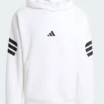 Icons 3-Stripes White Hoodie